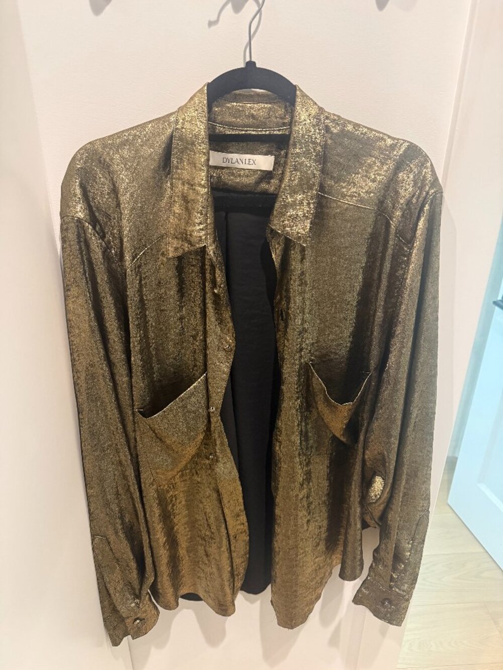 Dylanlex Gold Long Sleeve Blouse in size XXXL - Picture 2 of 5